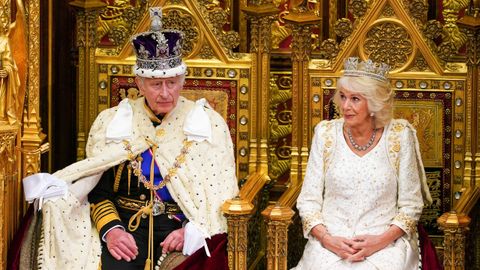Carlos III y Camila, coronados en la abad�a de Westminster ante la presencia de 2.200 invitados. 06/05/2023