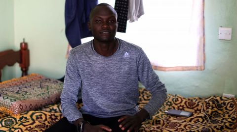 Thomas Pkemei Longosiwa, ol�mpico y campe�n de Kenia en 5.000 metros en el 2007.
