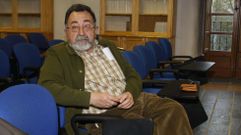 Aurelio Blanco Trincado el d�a que fue elegido presidente del Instituto de Estudios Valderorreses, el 1 de abril del 2009