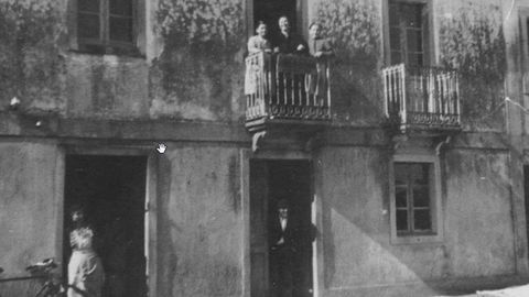Imagen hist�rica de Casa Barreiro, en la parroquia ordense de Leira