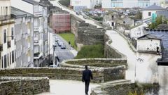 La Muralla de Lugo tiene un plan de conservacin, pero queda mucho por mejorar en el burgo medieval de A Tinera