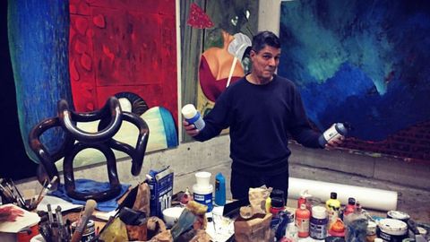 Manuel Patinha, fotografiado en su estudio, en una imagen de archivo.