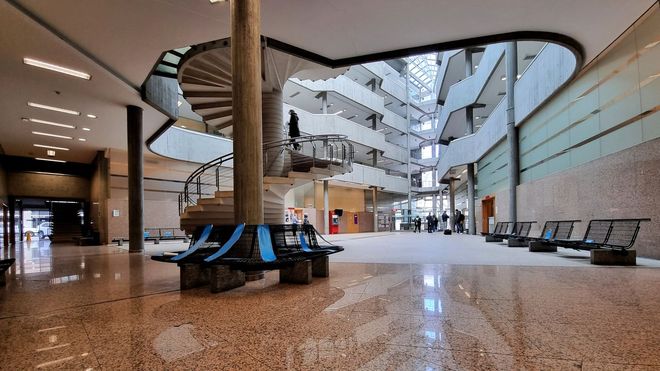 Imagen de archivo del interior de los juzgados de A Coru�a.