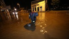 Inundaciones en Viveiro tras una tromba de agua en noviembre del ao 2018