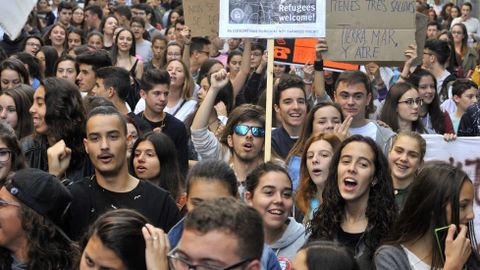 Manifestaci�n en Ferrol