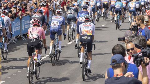 Foto archivo de una competición de la Vuelta