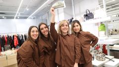 Celebraci�n en la tienda de�Bimba y Lola en Santiago
