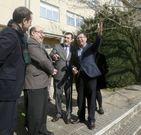 Rom�n Rodr�guez visit� el instituto en el mes de marzo. 