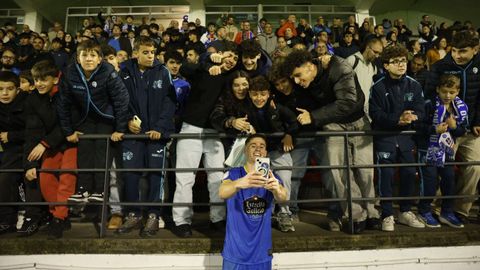 El Ourense CF celebr la victoria en Copa del Rey ante el Real Oviedo