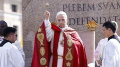 El papa Le�n XIV, este domingo de Ramos