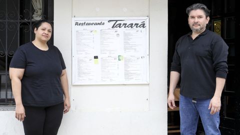 Mirna y Josu llevan una dcada al frente del Tarar, en Santiago