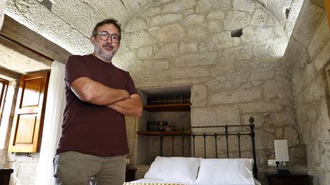 La antigua habitación del cura en la rectoral de Fofe. 
