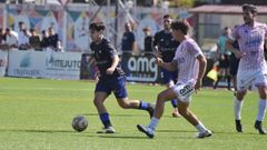 Partido entre el Estradense y el Lal�n durante la pretemporada.