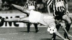 Pichi Lucas, en un partido de la 81/82