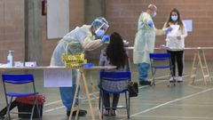 El cribado de Sarria se realiz� en el pabell�n del IES Xograr Afonso G�mez