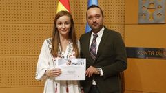 Ver�nica Civeira recogi� el acc�sit al proyecto sanitario carballi��s en la Conseller�a de Sanidade