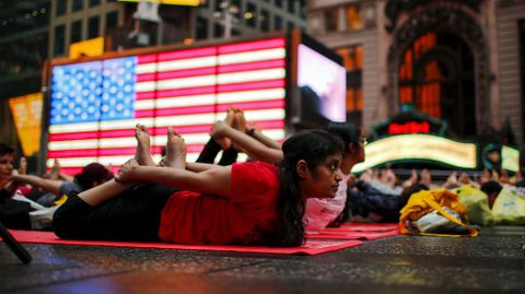 D�a Internacional del Yoya en Nueva York.