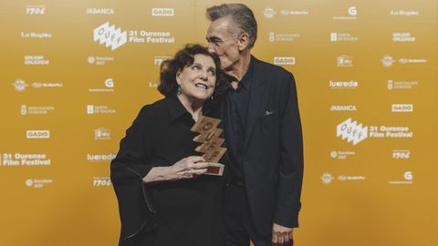 Charo Lopez y Francis Lorenzo fueron reconocidos en la gala de clausura