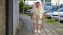 Manuel Charl�n Gama en una foto de junio del 2019, yendo al juzgado por un delito de lesiones