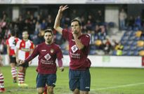 Capi, autor de un gol ante el Berganti�os, ya hab�a marcado antes al Arousa a la salida de un c�rner. 