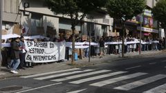 La Plataforma en Defensa do Mestrado en Matemticas se concentr ante O Hrreo