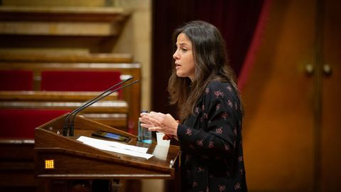 La diputada de la CUP Mar�a Sirvent