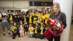 As� recibieron a la joven Noelia Loureiro, subcampeona de Europa de Salvamento y Socorrismo