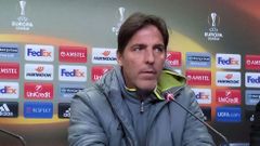 Berizzo, en la rueda de prensa de esta tarde