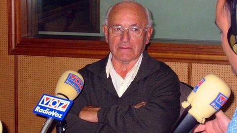 Jos&eacute; Borraz&aacute;s Mato, en una entrevista en Radio Voz hace 22 a&ntilde;os