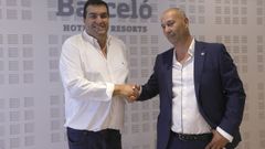 Camilo �lvarez, presidente del COB, y Pedro Fern�ndez, jefe ejecutivo de Grupo Hereda
