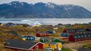 Poblaci�n de Narsap, en Groenlandia