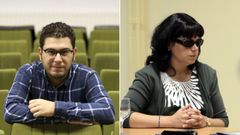 Sotelino, tras ganar los Premios Educa Abanca en el 2021 y Mayo Pais, durante la defensa de su tesis doctoral en el 2010.