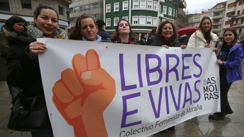 Manifestacin do 8M en Vilagarca.