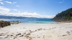 Las nuevas playas de bandera azul en la r�a de Pontevedra este verano