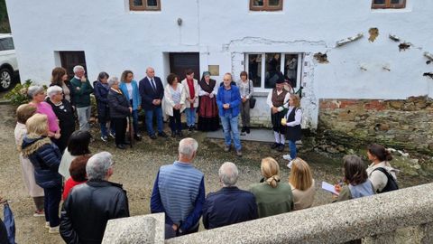 Acto en memoria de Manuel Villares Arias en Castropol