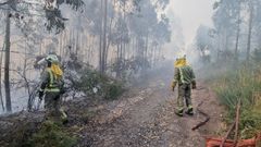 Segundo incendio en Suevos, en Arteixo, en menos de tres d�as