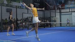 Lance de la final femenina del torneo de p�del de La Voz.