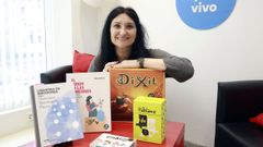 Sabela Naranjo en Espazo Vivo, en Ferrol, donde imparti� el taller Emociones en Juego.