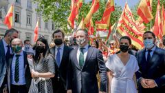 el lder de Vox, Santiago Abascal, encabez la delegacin del partido que present este jueves ante el Tribunal Supremo el recurso contra el indulto del Gobierno a los lderes independetistas encarcelados