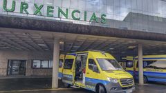 En la foto las urgencias del CHUS