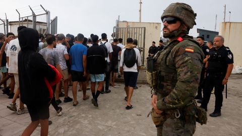 Migrantes regresando a Marruecos