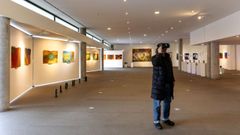 El artista pontevedr�s Jos� Manuel Garc�a, Elohim, inaugura Big Bang, la creaci�n del universo, en la galer�a de arte del edificio administrativo de la Xunta 