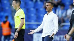 El entrenador del Sporting Borja Jim�nez