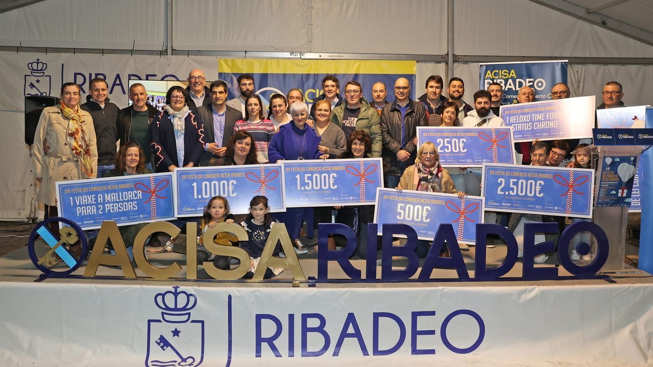 Acisa Ribadeo, reconocida por la Xunta entre las mejores propuestas de dinamización comercial de Galicia
