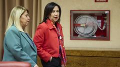 La ministra de Defensa, Margarita Robles, durante la Comisi�n de Defensa del 26 de enero en el Congreso.