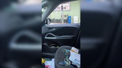 Imagen del interior de uno de los coches que sufri� alg�n robo este mes de mayo