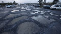 El estado del leira p�rking municipal del HULA