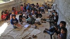 As� estudian los ni�os en Siria