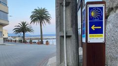 Se�alizaci�n Camino A Orixe en Ribeira