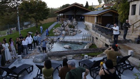 Las termas de A Chavasqueira, en Ourense, reabren tras su reconstrucción e inauguración.